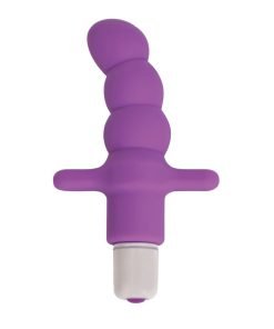 Desire Silicone Vibrating Anal Probe- Purple