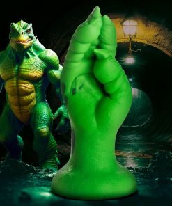 Raptor Claw Fisting Silicone Dildo - Green