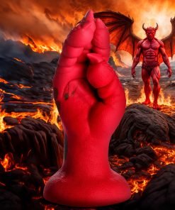 Demon Claw Fisting Silicone Dildo - Red