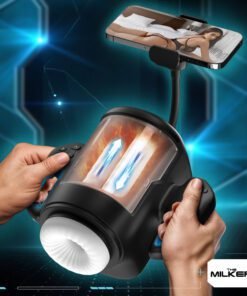 Cyber Milker Stroking & Vibrating Masturbator