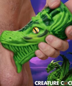 Dragon Tamer Silicone Stroker - Green